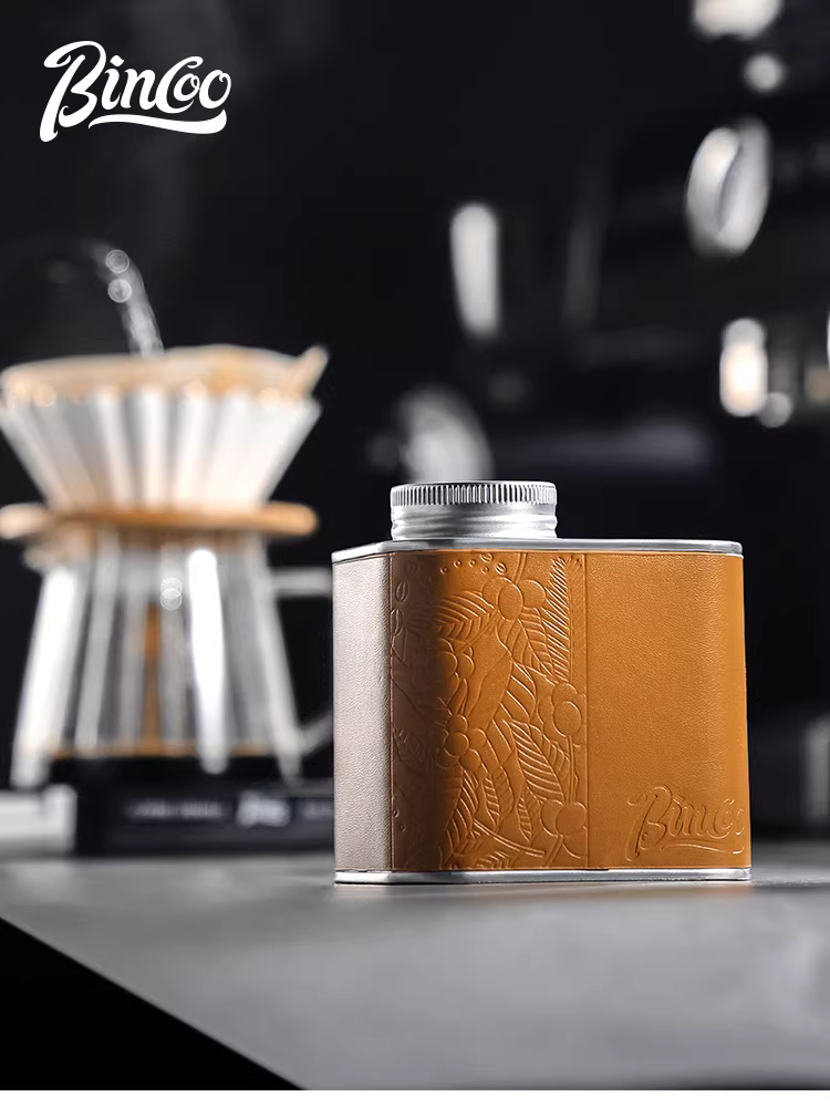 Bình chứa cà phê Bincoo, bình kín chân không, van xả một chiều, bình chứa cà phê bằng thiếc, bình chứa cà phê