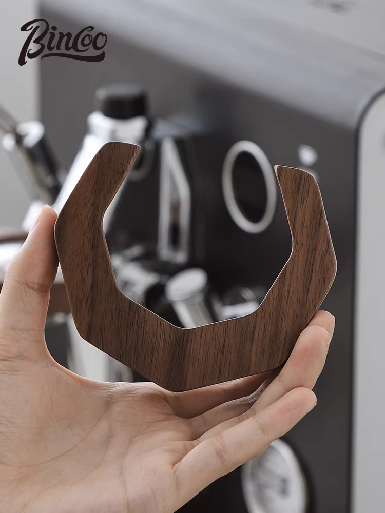 Bincoo e61 series máy pha cà phê đầu pha cà phê gỗ óc chó vòng chống bỏng gỗ nguyên khối tấm chắn nhiệt phụ kiện thiết bị pha cà phê