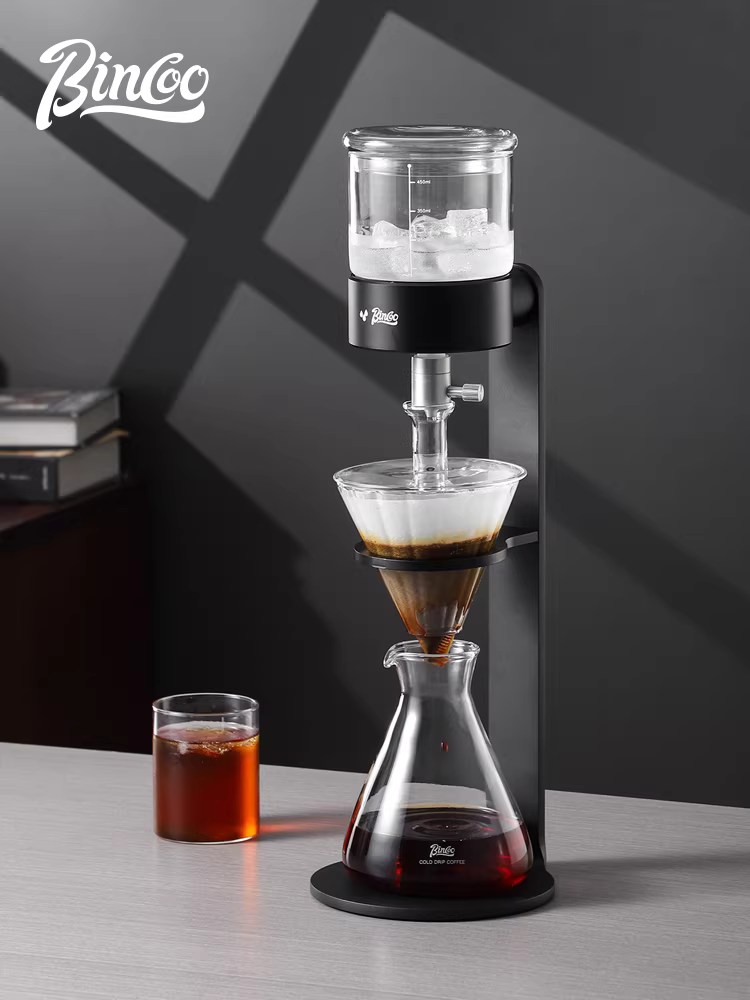 Bình pha cà phê đá Bincoo, kiểu pha cà phê thủ công, bình pha cà phê đá tại nhà, bình pha cà phê lạnh, bình pha cà phê đá bằng thủy tinh, dụng cụ pha cà phê đá