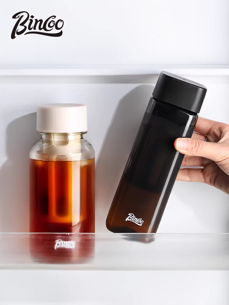 Cốc cà phê lạnh Bincoo, bình giữ nhiệt di động, bình pha cà phê lạnh, cốc nước, cốc Americano đá, dung tích lớn, chất liệu Tritan