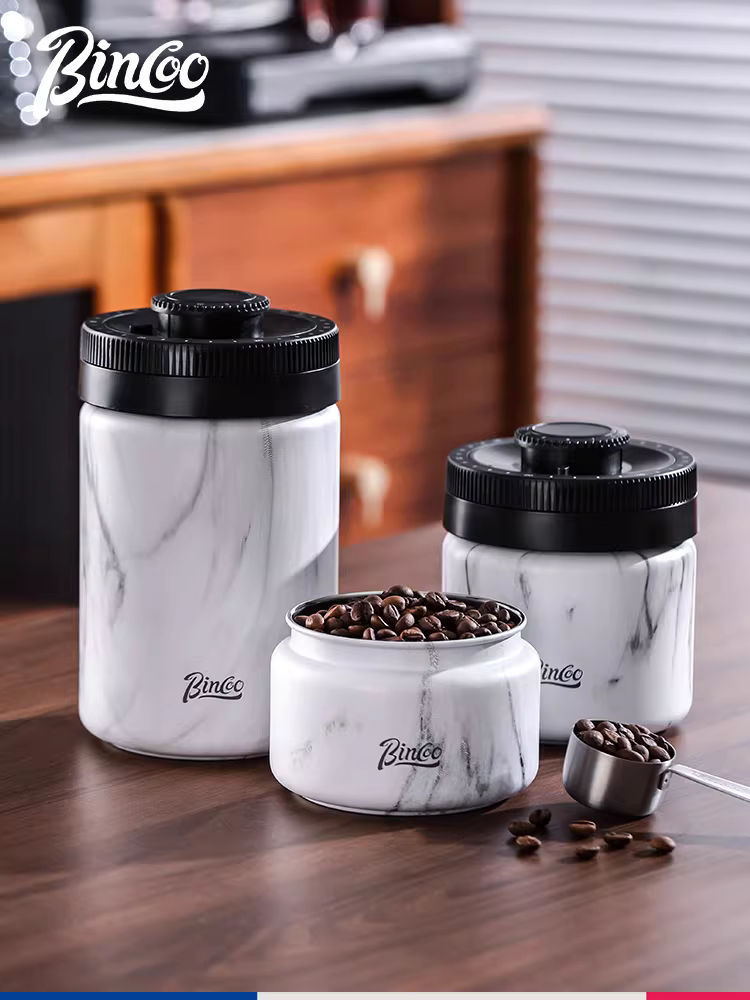 Hũ đựng cà phê Bincoo, hũ chân không đựng bột cà phê, hộp đựng kín khí, hộp đựng cà phê, hũ đựng hạt cà phê