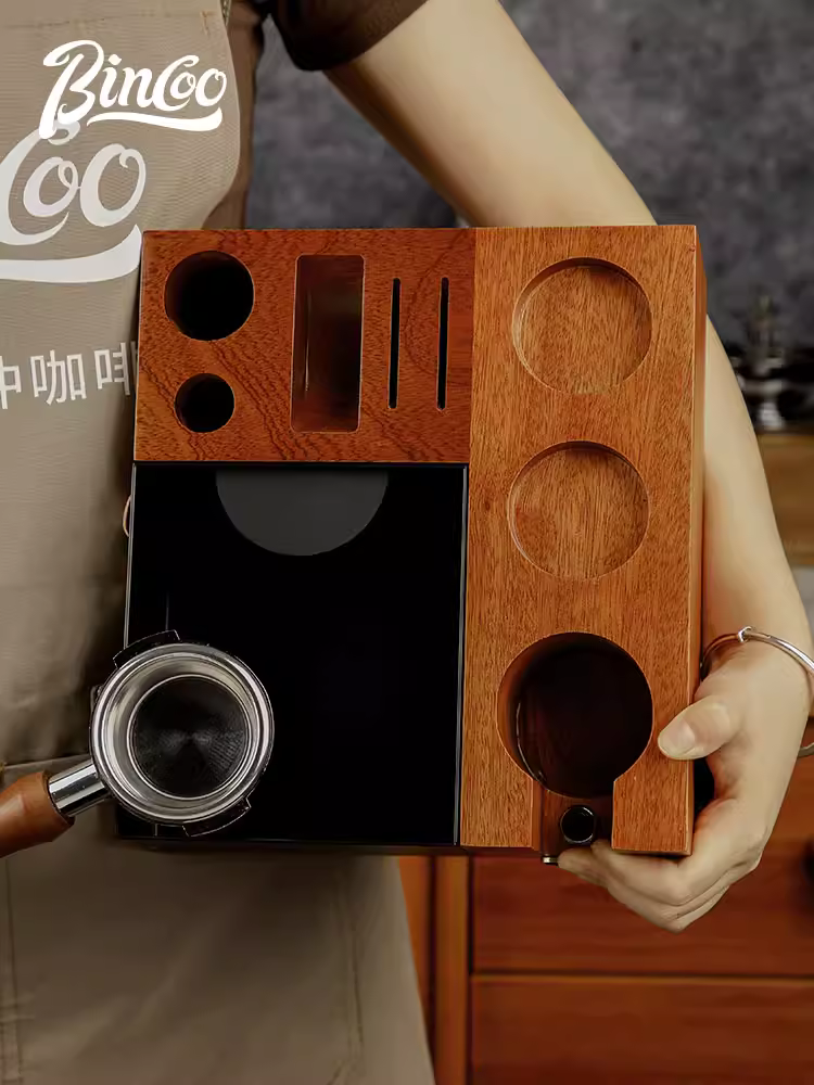 Bộ dụng cụ ép cà phê Bincoo, máy pha cà phê Espresso, bộ dụng cụ phân phối cà phê 51/58mm, bộ ba món