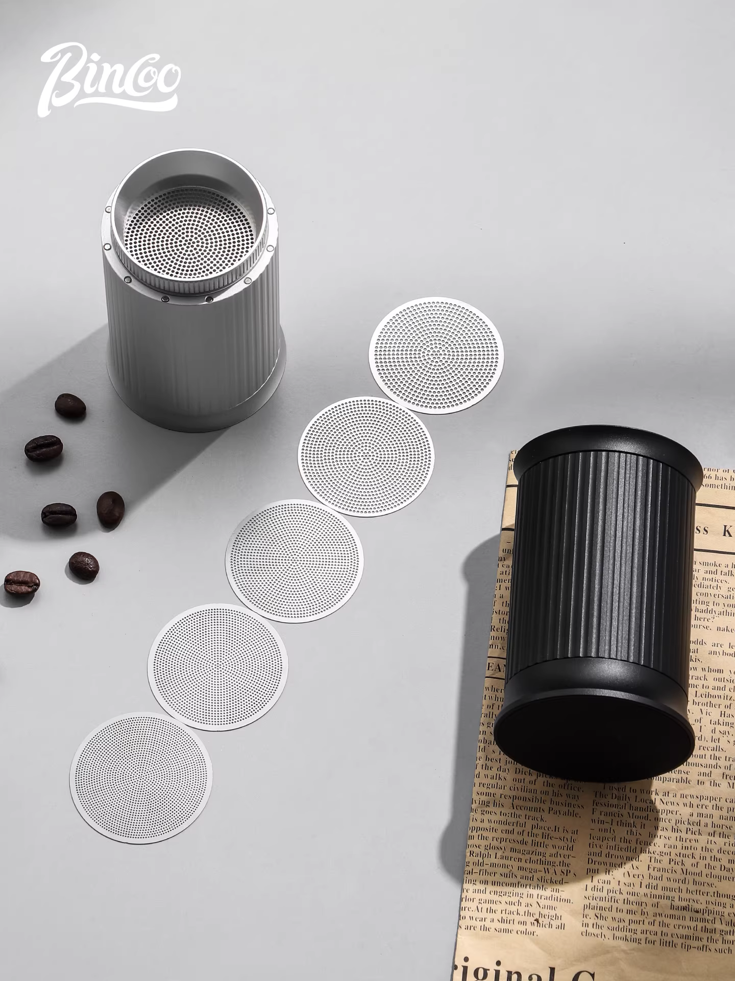 Bộ lọc bột cà phê thủ công Bincoo Haoyue, cốc lọc bột, lưới lọc mịn, lọc bột cà phê pha thủ công, cốc giữ mùi thơm