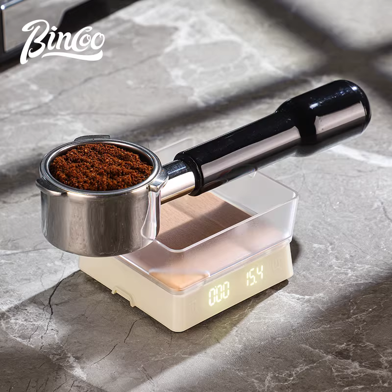 Cân điện tử cà phê Bincoo, cân thông minh nhỏ gọn đặc biệt dành cho hạt cà phê pha thủ công của Ý, cân hẹn giờ tự động