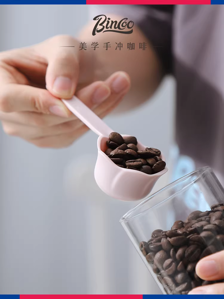 Muỗng đo cà phê hạt Bincoo Gesha cán ngắn cán dài muỗng cà phê bột nhựa muỗng cà phê hạt 10g