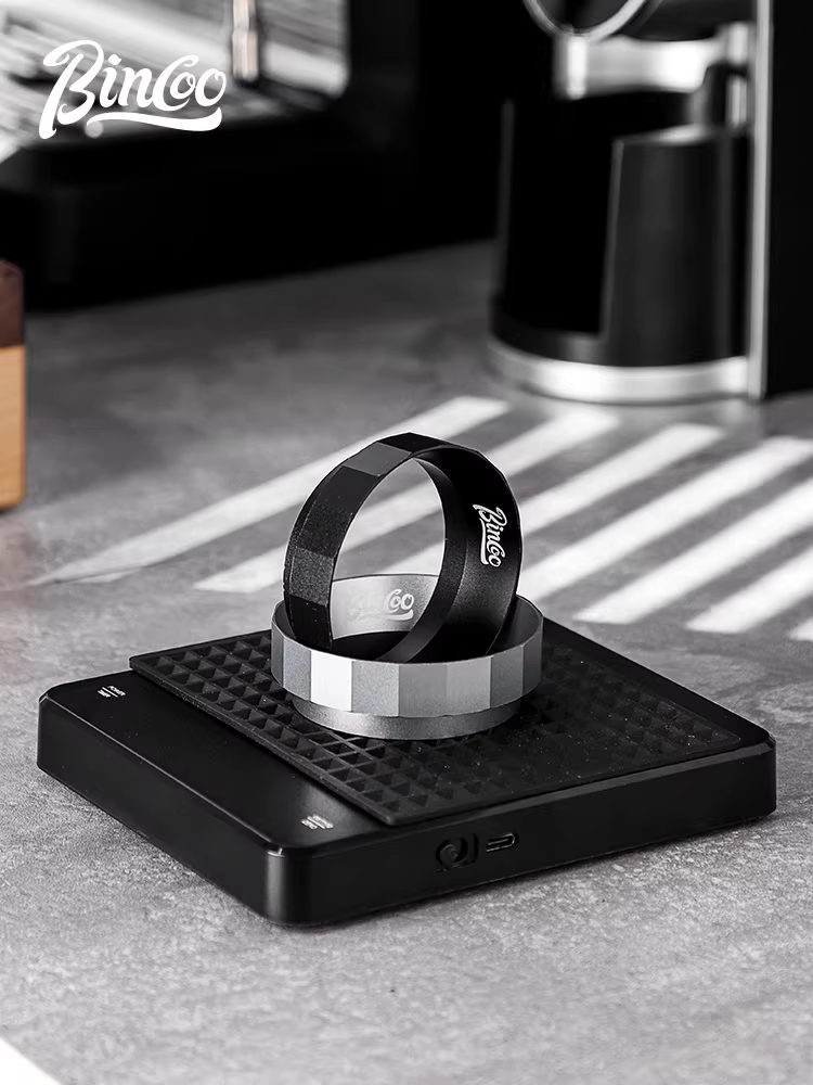 Vòng giữ bột cà phê từ tính Bincoo, vòng chống bắn bột cho tay cầm máy pha cà phê, 6 nam châm, 51/58mm, phụ kiện Ý