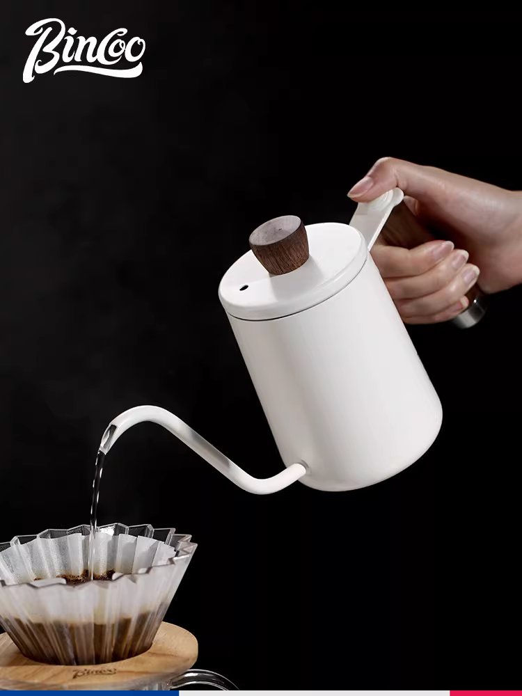 Ấm pha cà phê Bincoo, ấm cổ ngỗng, ấm vòi dài, ấm pha cà phê đặc biệt dành cho cà phê nhỏ giọt, thiết bị pha cà phê, ấm cà phê