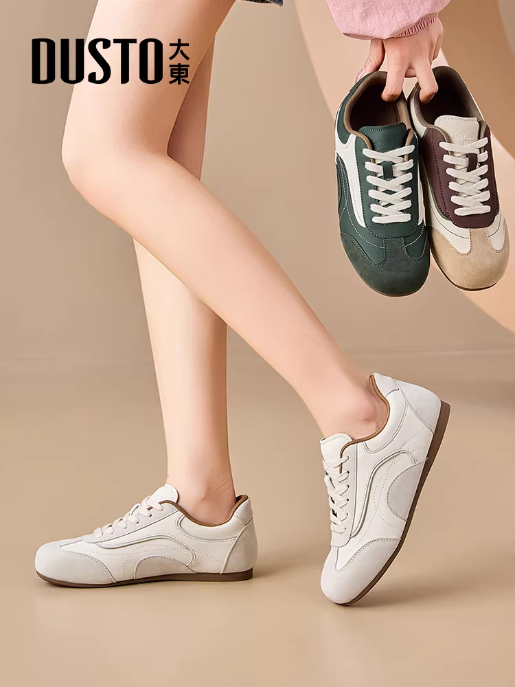 Giày thể thao retro Dadong dành cho nữ, giày thể thao thời trang thu đông mới năm 2025, giày thể thao thông thường.