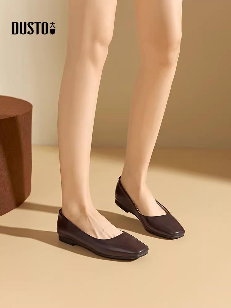 Giày bệt nữ 2025 kiểu thu mới đa năng thoải mái đế mềm giày xuồng nông