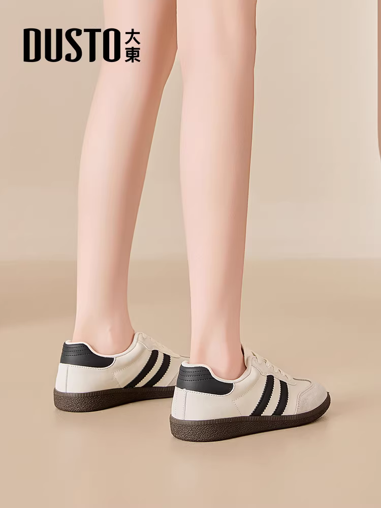 Giày thể thao cổ điển Đức Dadong dành cho nữ 2025, mẫu mới phổ biến mùa thu đông, đế mềm, kiểu dáng đơn giản, đa năng