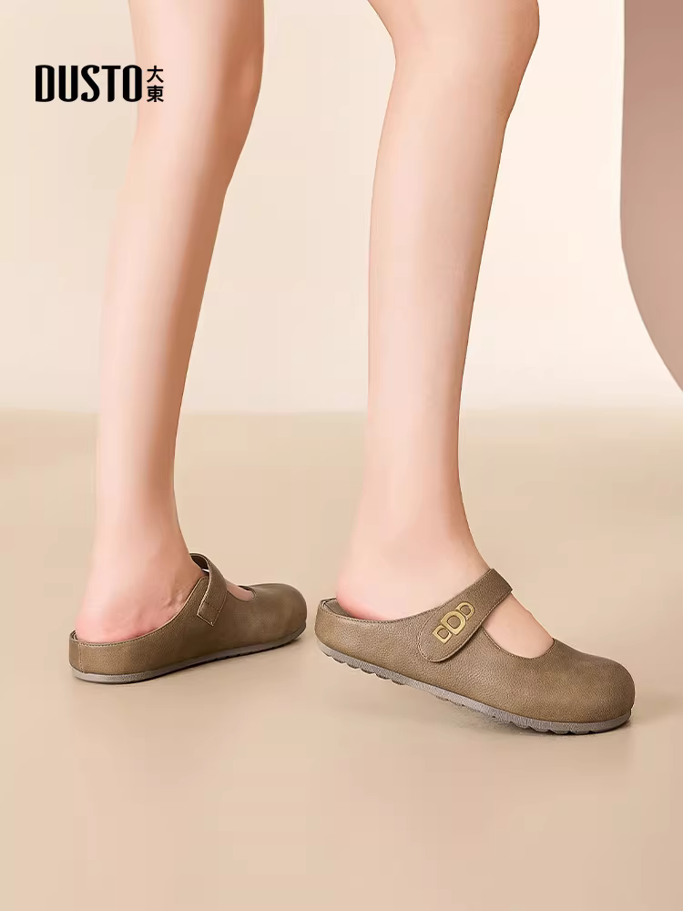 Dép nữ kiểu Birkenstock, dễ mang, đi ngoài trời, mẫu mới hè 2025, kiểu dép bệt.