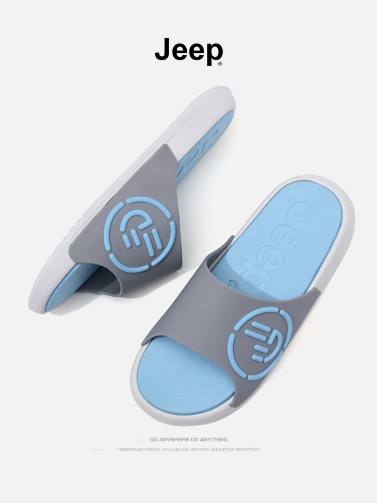 JEEP/Jeep dép nam đế mềm chống trơn trượt mùa hè mới bằng chất liệu EVA dép đi biển ngoài trời thông thường