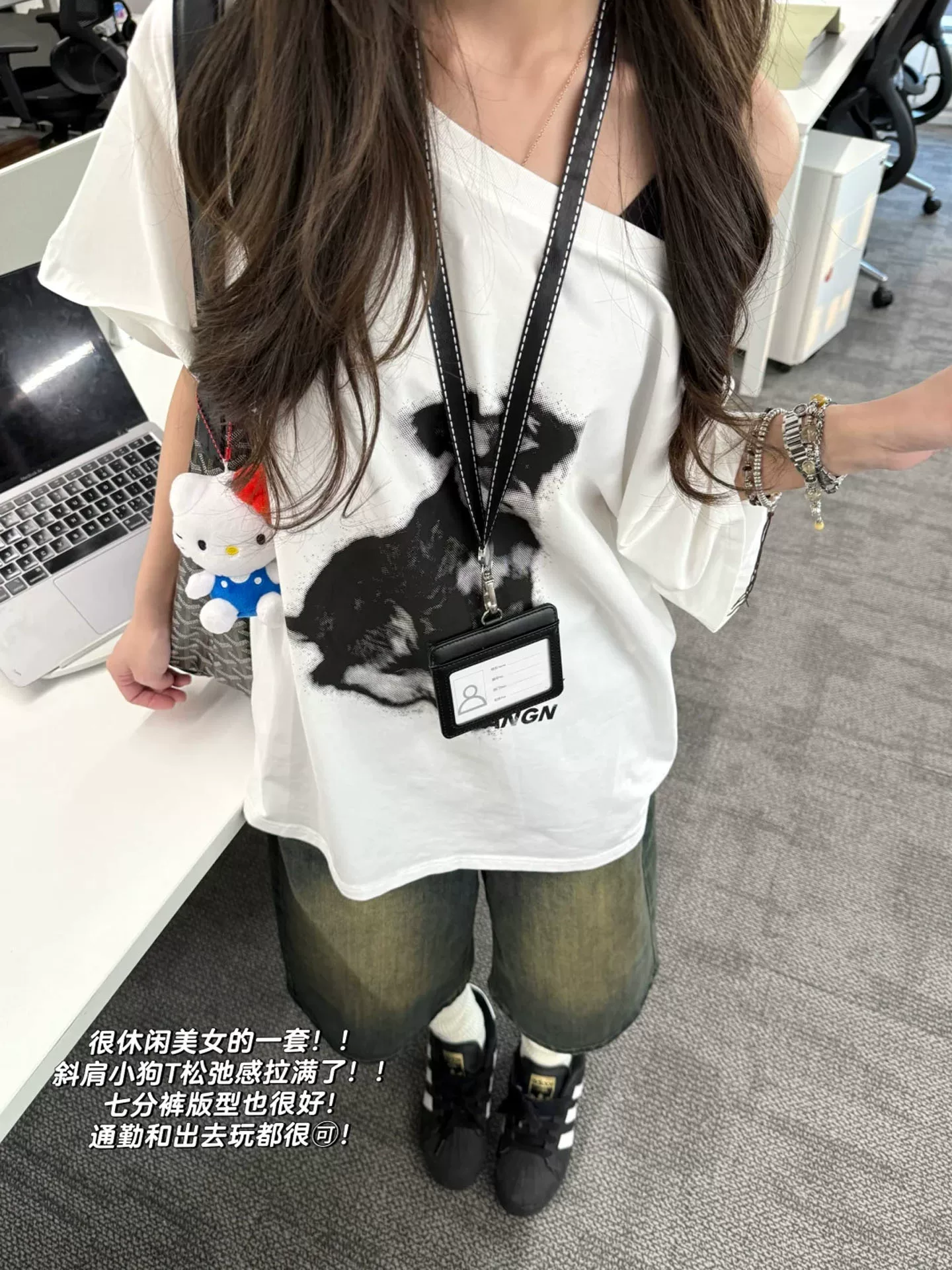 Quần denim crop vintage dành cho nữ, size lớn mùa hè, lưng cao, dáng rộng, tôn dáng, dành cho người có dáng quả lê, quần ống rộng dài ngang đùi