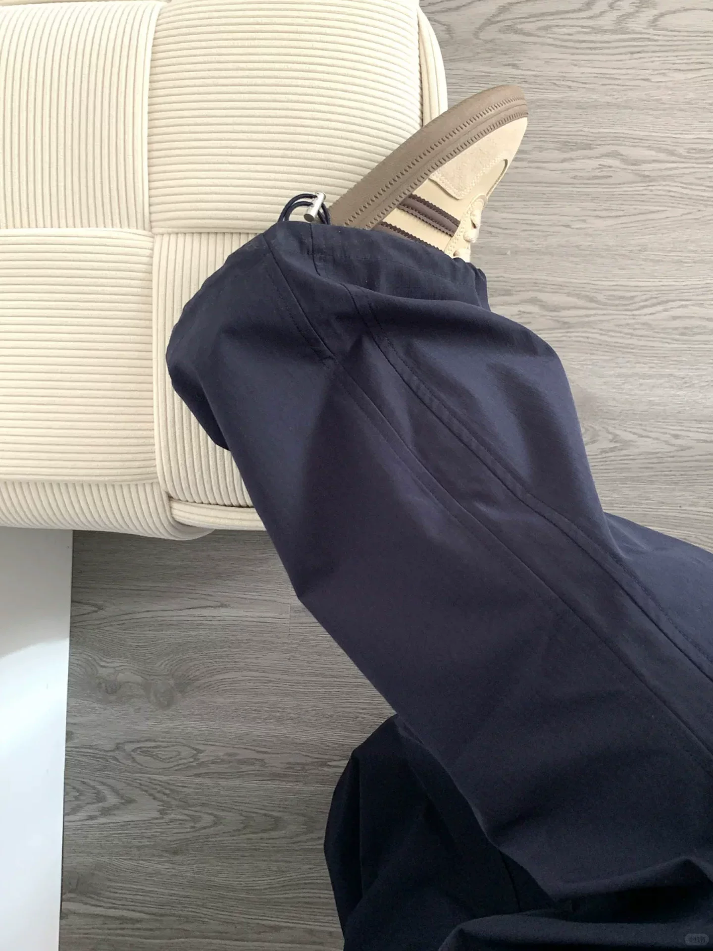 Quần ống rộng kiểu Mỹ dành cho nữ, cỡ lớn mùa hè, mặc đầu thu, lưng cao, dáng rộng, giảm béo, nhanh khô, quần thể thao thông thường