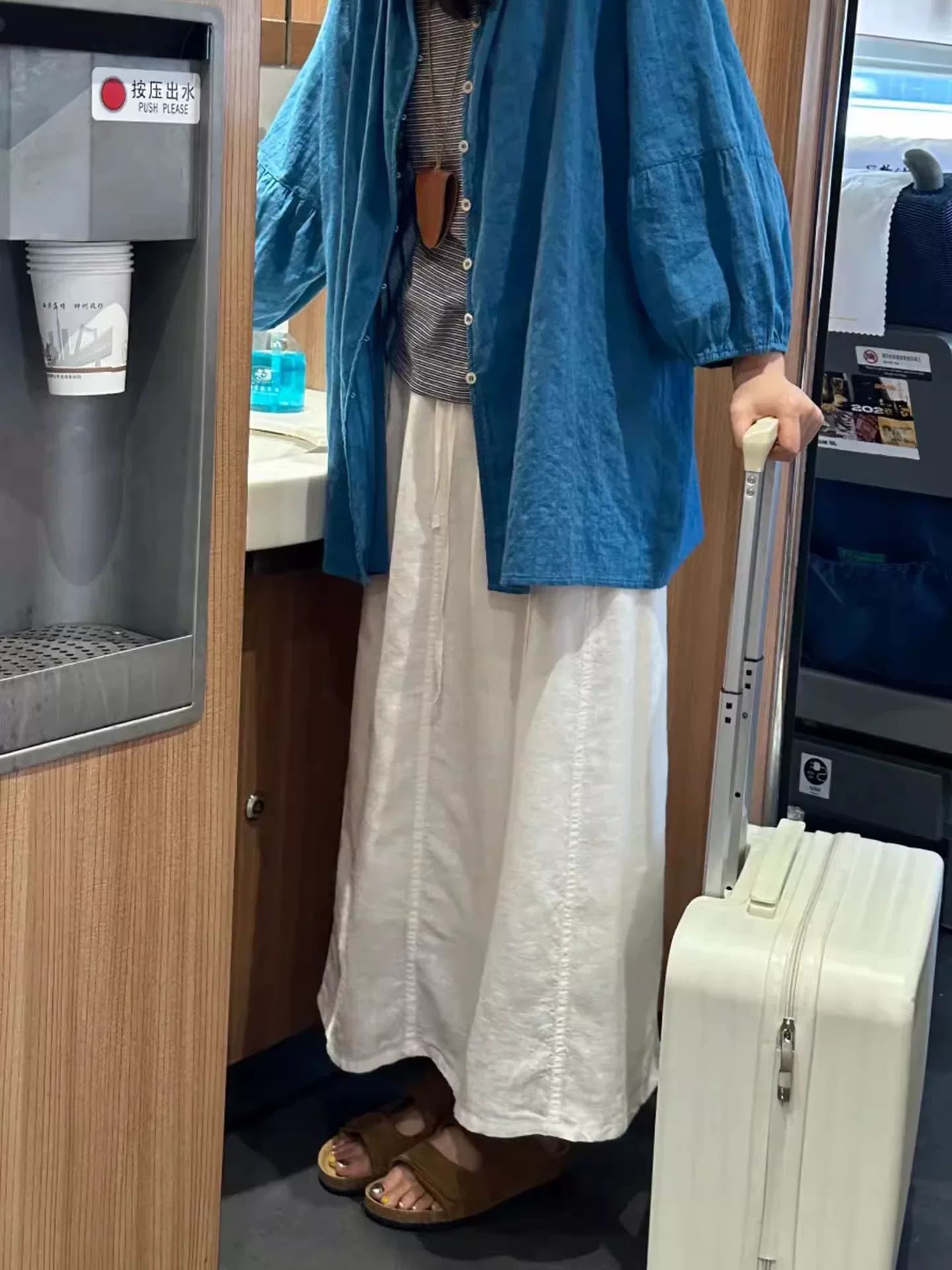 Váy linen dáng suông cho nữ, kiểu dáng mỏng nhẹ mùa hè, size lớn, cạp cao, che hông, dáng chữ A tôn dáng, chất liệu cotton linen ramie dài.