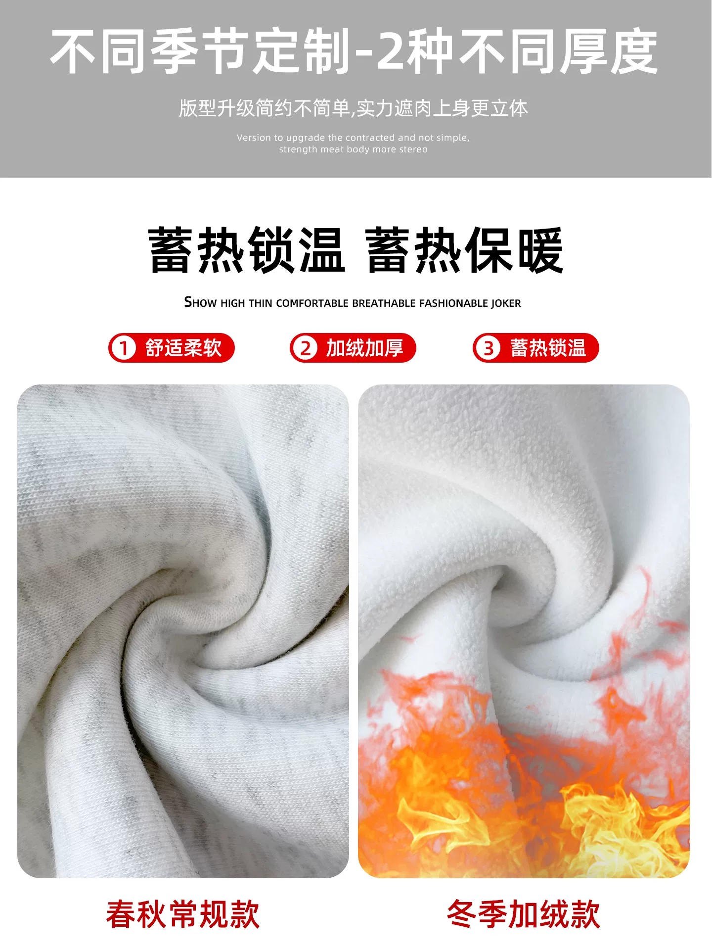 Quần thể thao màu trắng và xám dành cho nữ, mùa thu đông, cỡ lớn, cạp cao, tôn dáng, mềm mại, lót lông cừu, dày dặn, kiểu dáng quần ống rộng Lulu.