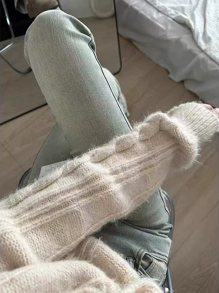 Quần jean bootcut cổ điển dành cho nữ, phong cách đầu xuân, cỡ lớn, lưng cao, co giãn, giảm béo, dáng quả lê, quần ống loe hình móng ngựa