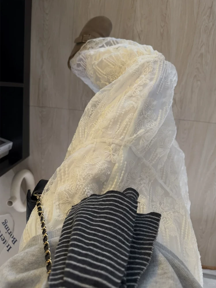 Váy ren nữ, kiểu dáng mới mùa xuân, size lớn, lưng cao, che hông, giảm béo, dáng quả lê, váy chữ A dài vừa phải