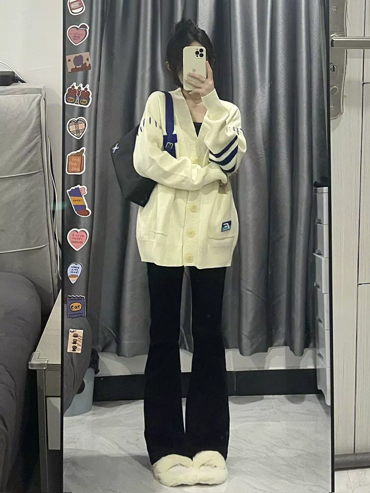 Quần jean đen ống loe dành cho nữ, phong cách đầu thu, cỡ lớn, lưng cao, tôn dáng, co giãn, dáng quả lê, quần ống loe.