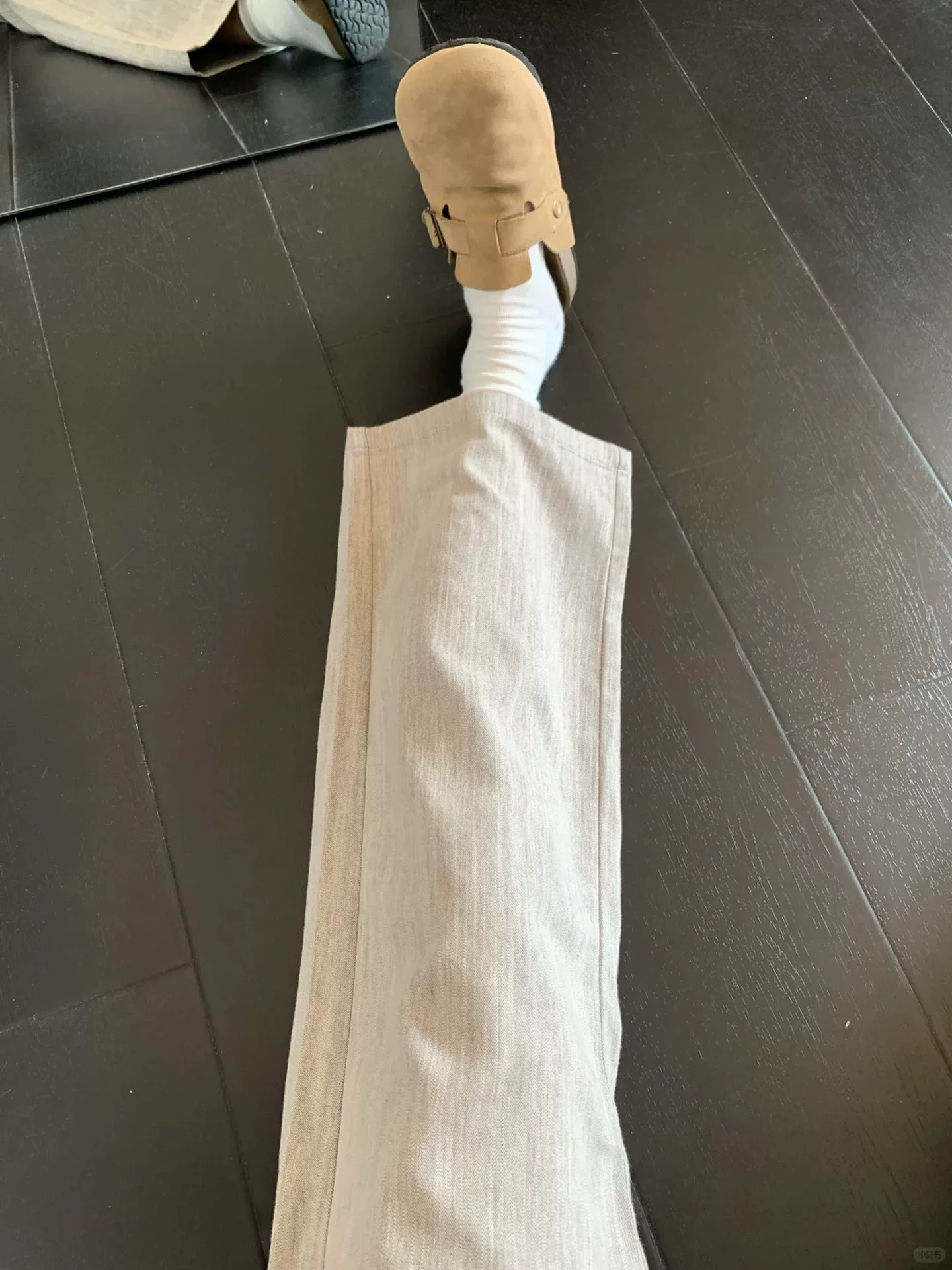 Quần ống rộng chất liệu lụa băng có họa tiết dành cho nữ, kiểu dáng thu mới, size lớn, cạp cao, mềm mại, tôn dáng, quần ống đứng mặc thường ngày