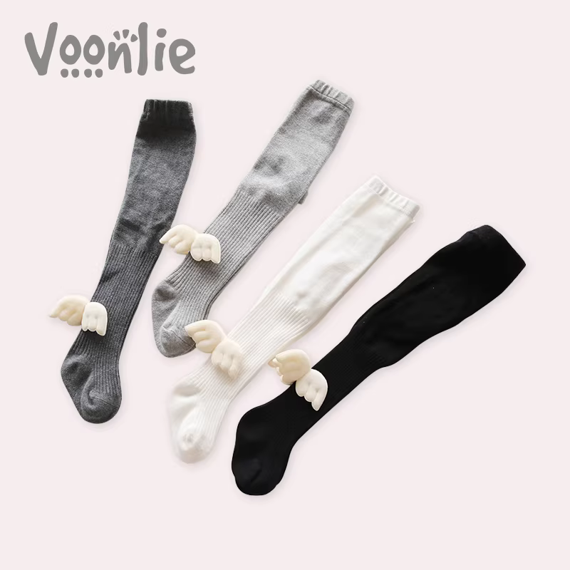 Quần tất một mảnh dành cho bé gái Fanhai mùa xuân thu tất cho bé sơ sinh dễ thương và đáng yêu quần legging trắng cho bé sơ sinh 1-3 tuổi