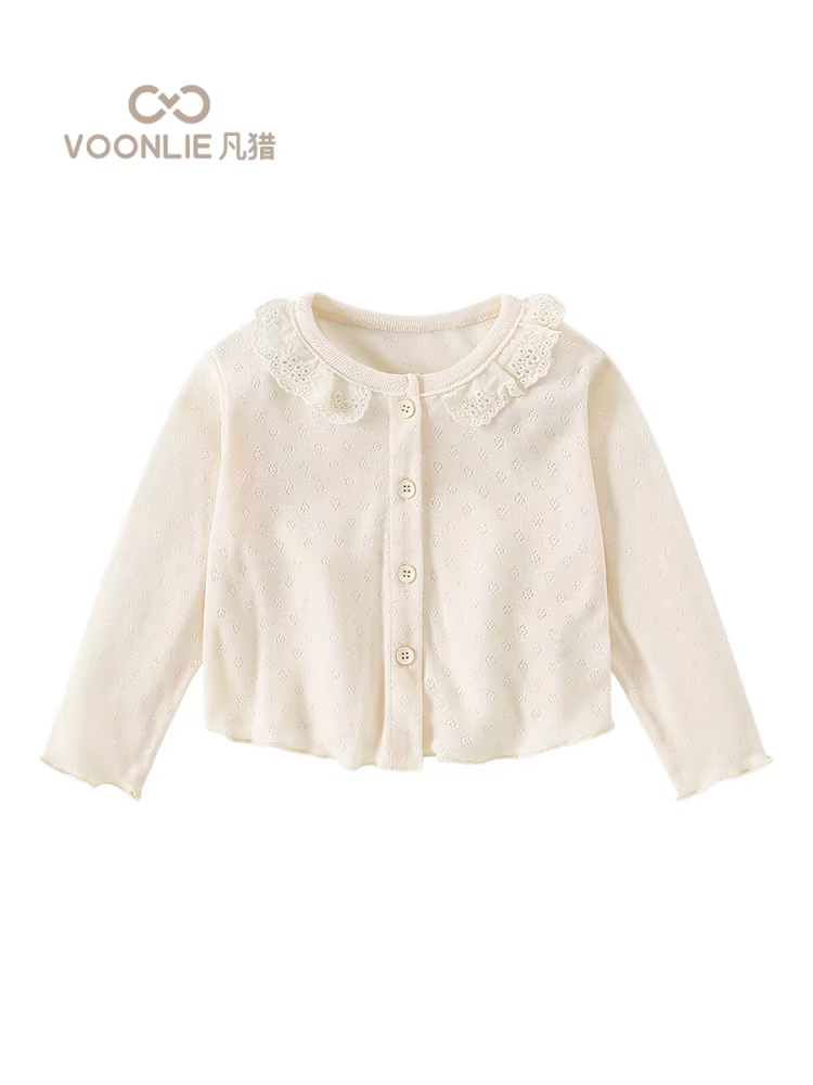 Áo khoác chống nắng cho bé gái Fanli, quần áo trẻ em mỏng mùa hè, áo khoác ngoài thoáng khí kiểu mới 2025, áo điều hòa cho bé gái