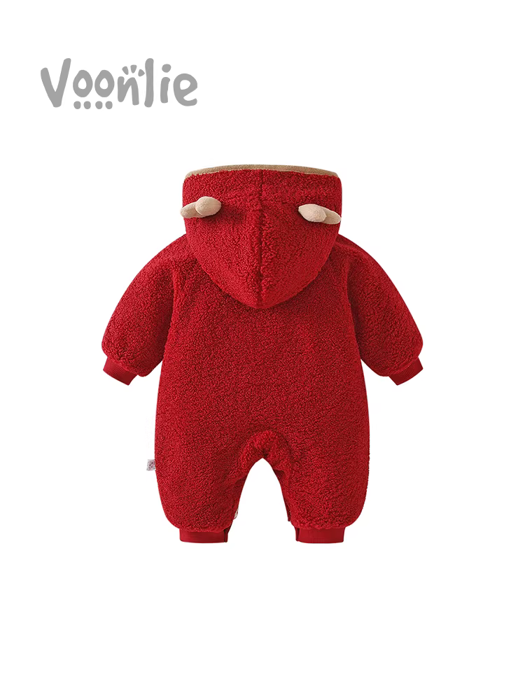 Quần áo trẻ em, quần áo mùa đông, bộ liền thân bé gái, trăng tròn, 100 ngày, váy một tuổi, đi chơi, quần áo ấm, bộ liền thân, mùa đông