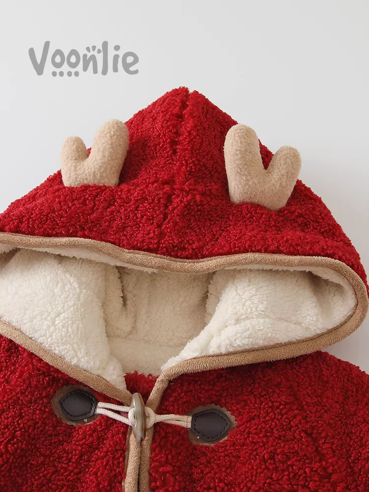 Quần áo trẻ em, quần áo mùa đông, bộ liền thân bé gái, trăng tròn, 100 ngày, váy một tuổi, đi chơi, quần áo ấm, bộ liền thân, mùa đông