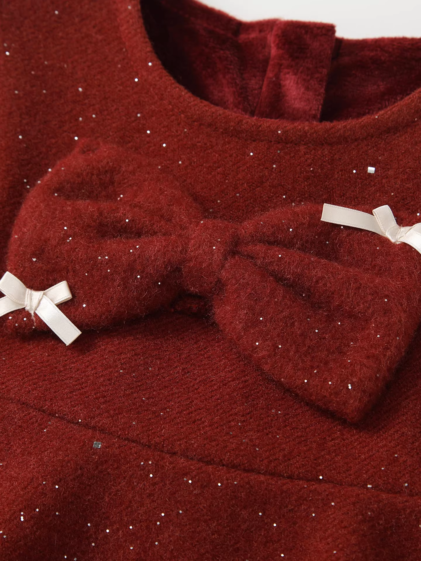 Váy bé gái Fanhle mùa đông 2025, thời trang mới, váy công chúa trẻ em, váy áo gile lót lông cừu mùa đông cho bé gái