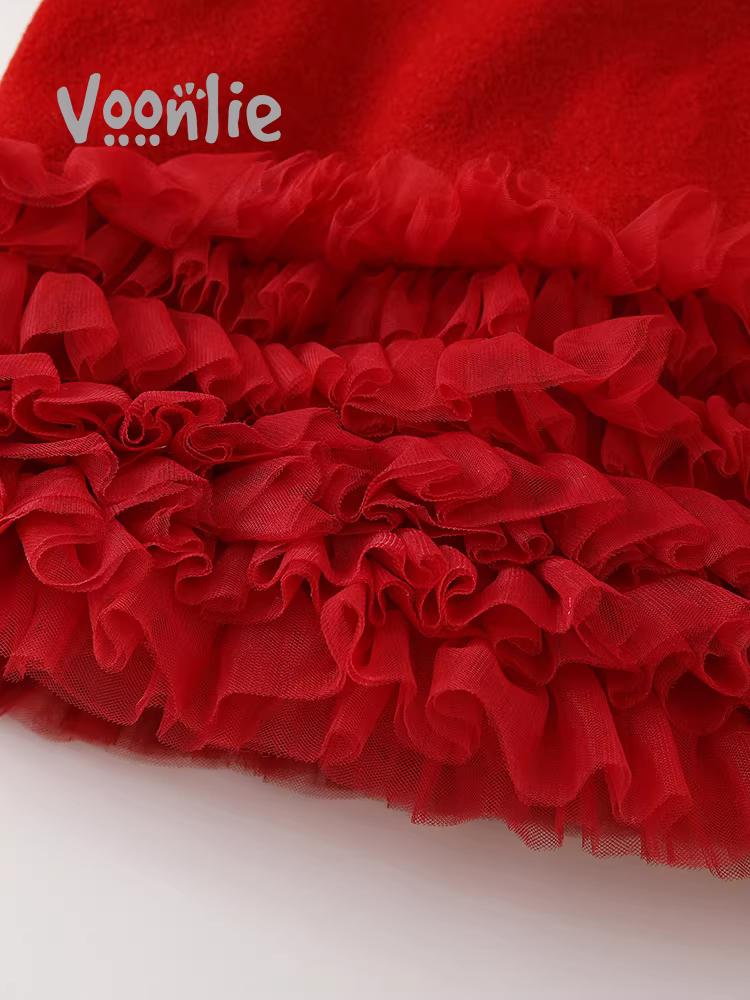 Váy Hanfu mùa đông cho bé gái Phân Hoa, trang phục phong cách dân tộc, kiểu công chúa, trang phục Tết, váy sinh nhật 1 tuổi cho bé