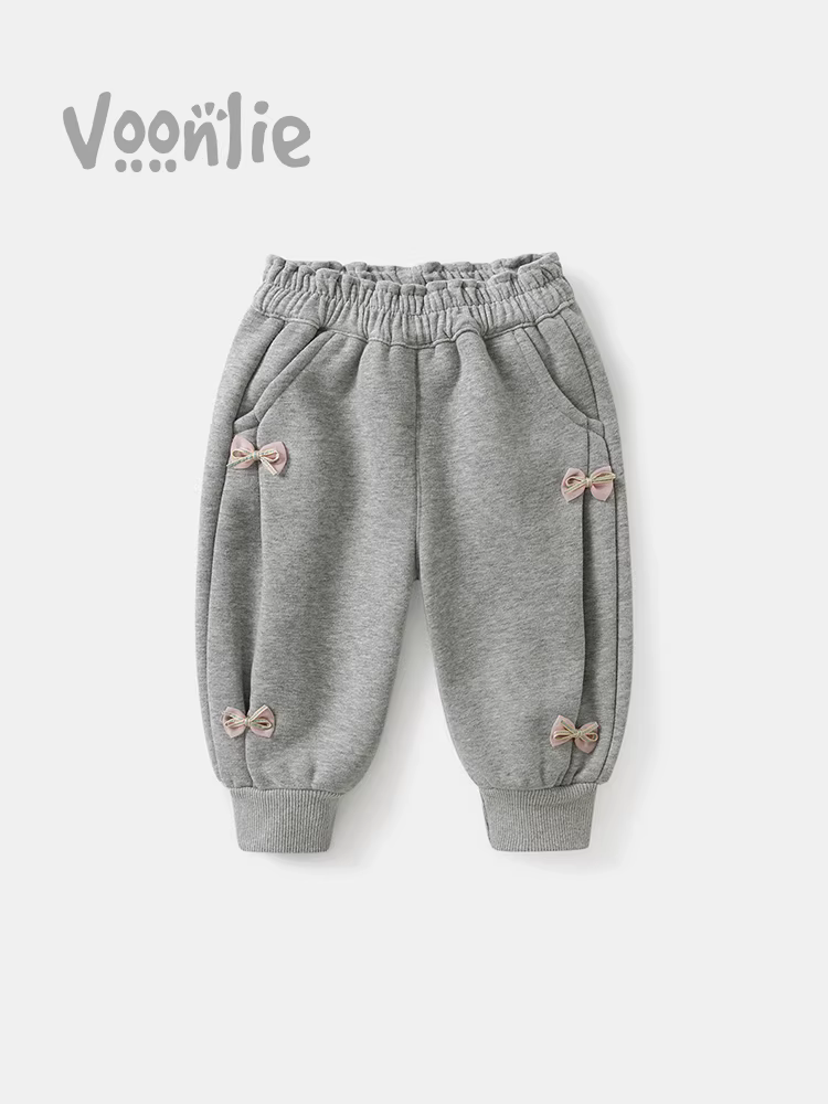 Quần lót lông cừu cho bé gái mùa thu đông, quần thể thao cho bé, quần thể thao trẻ em, quần dài thường ngày để mặc ngoài trời, lông cừu tích hợp cho mùa đông.