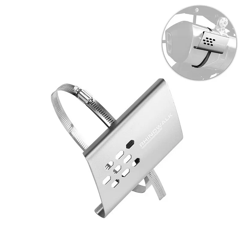 Ống bảo vệ ống xả xe máy Rhinowalk Rhino bằng hợp kim nhôm, chống nóng, cách nhiệt, bảo vệ túi bên hông xe máy