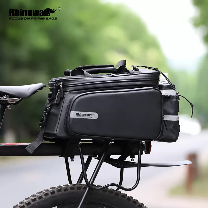Túi đựng đồ xe đạp Rhino Wander, túi yên sau, túi xe đạp gấp, túi du lịch di động, túi đựng đồ mở rộng, dung tích lớn