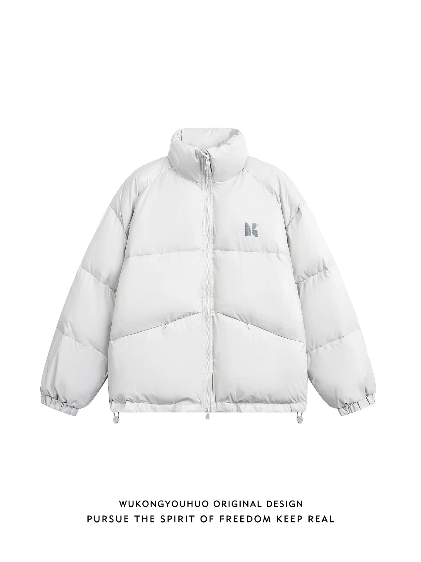 Wukong có sẵn áo khoác cotton cổ đứng dày dặn, kiểu dáng đơn giản, hợp thời trang mùa đông dành cho nam và nữ, phong cách retro Mỹ, áo cotton ấm áp đa năng dành cho cặp đôi.