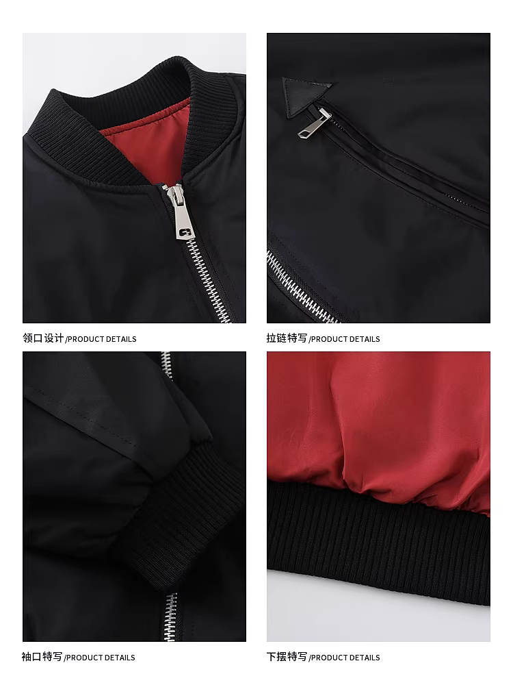 Wukong có sẵn áo khoác phao dáng ngắn phong cách Mỹ thời thượng, chất liệu lông vũ trắng 90%, dành cho nam và nữ, áo khoác phi công chống lạnh mùa đông.