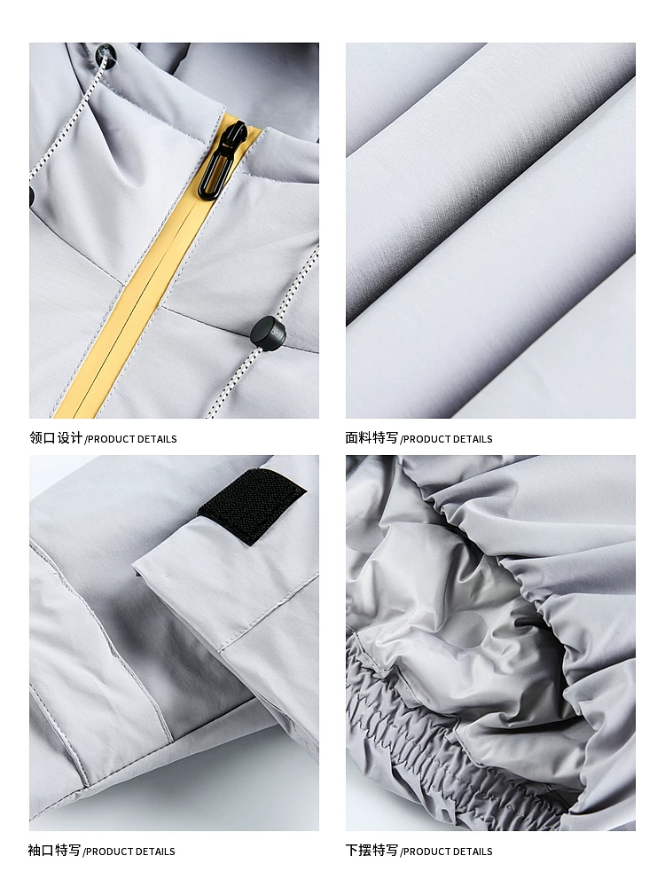 Áo khoác phao có mũ trùm đầu mùa đông 90% lông vũ trắng của Wukong dành cho nam, mẫu thời trang 2025, áo khoác cặp đôi, áo khoác công sở ấm áp và chống lạnh