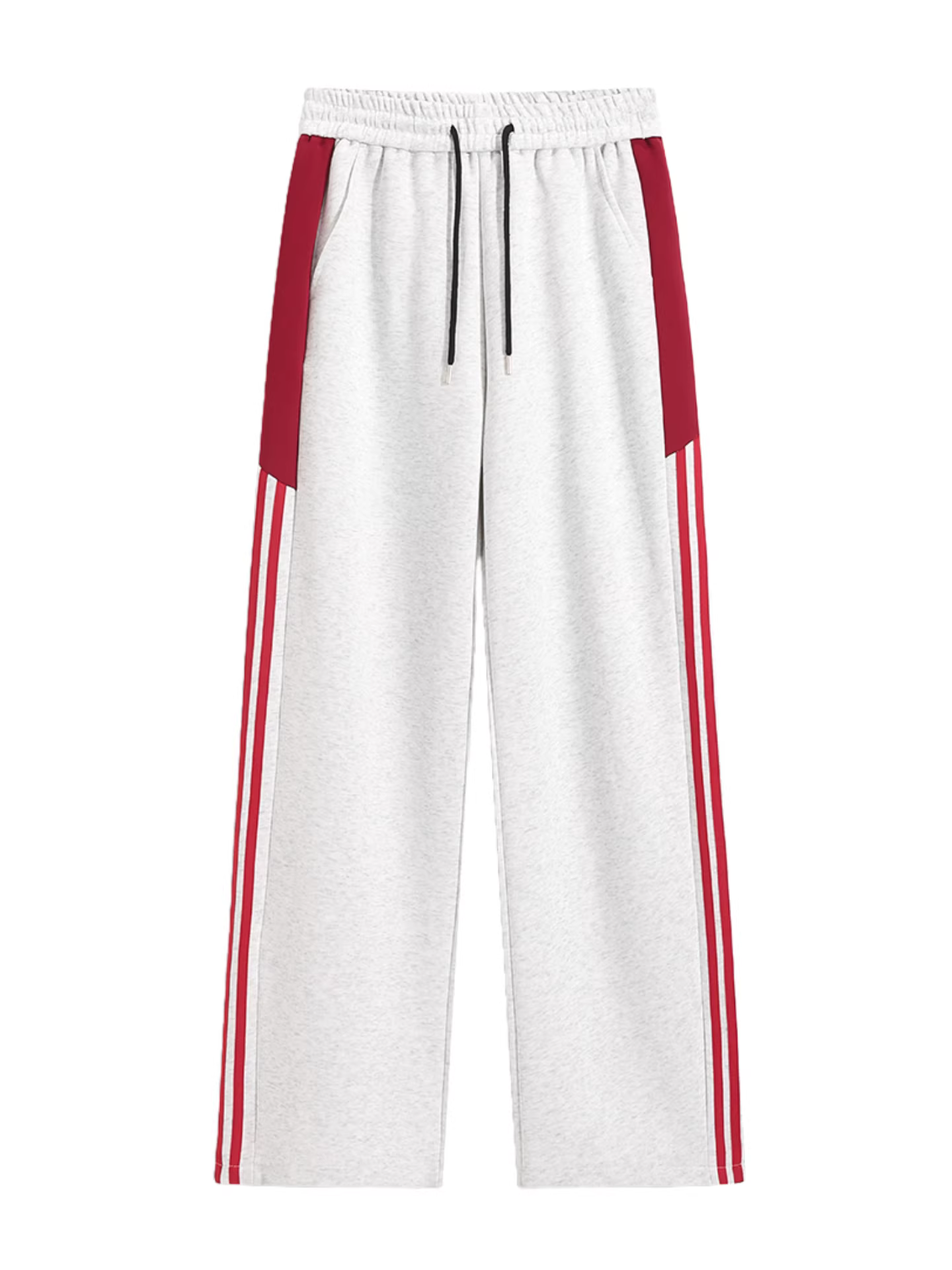 Wukong có sẵn quần thể thao nam kiểu Mỹ thời thượng, họa tiết sọc thêu, chất liệu mềm mại, dáng rộng, đa năng, phong cách mùa thu.