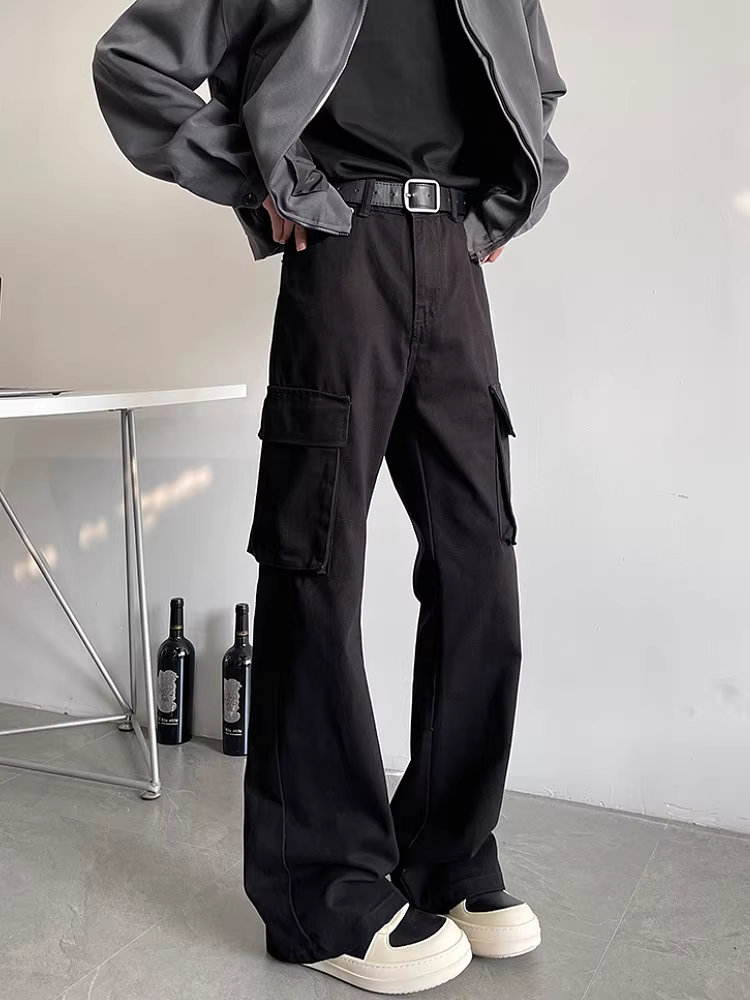 Ngộ Không có hàng mới về quần cargo nhiều túi kiểu Mỹ đã qua giặt dành cho nam, quần dài dáng rộng ống đứng xòe phong cách vintage.