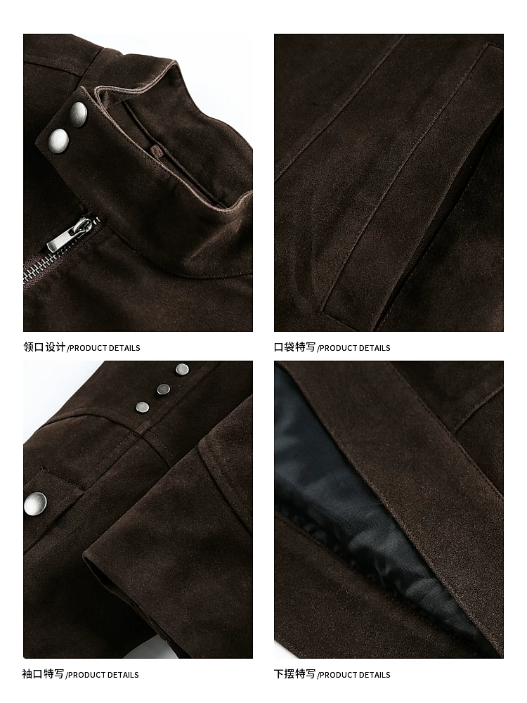 Wukong có sẵn áo khoác phao ngắn kiểu Harrington cổ điển Mỹ dành cho nam và nữ, mùa đông, 90% lông vũ trắng, áo khoác ấm giữ nhiệt đi xe máy.