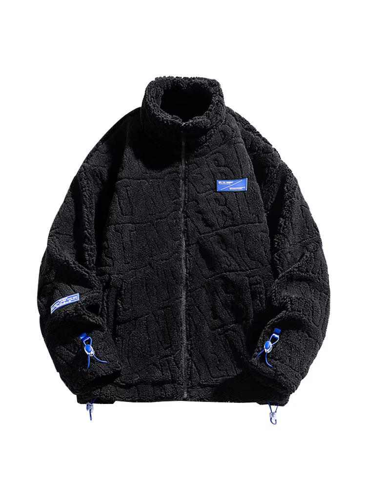 Áo khoác phao cổ đứng lông vũ trắng 90% của Ngộ Không dành cho nam và nữ, áo khoác mùa đông kiểu cổ điển rộng rãi ấm áp bằng len cừu và bông.