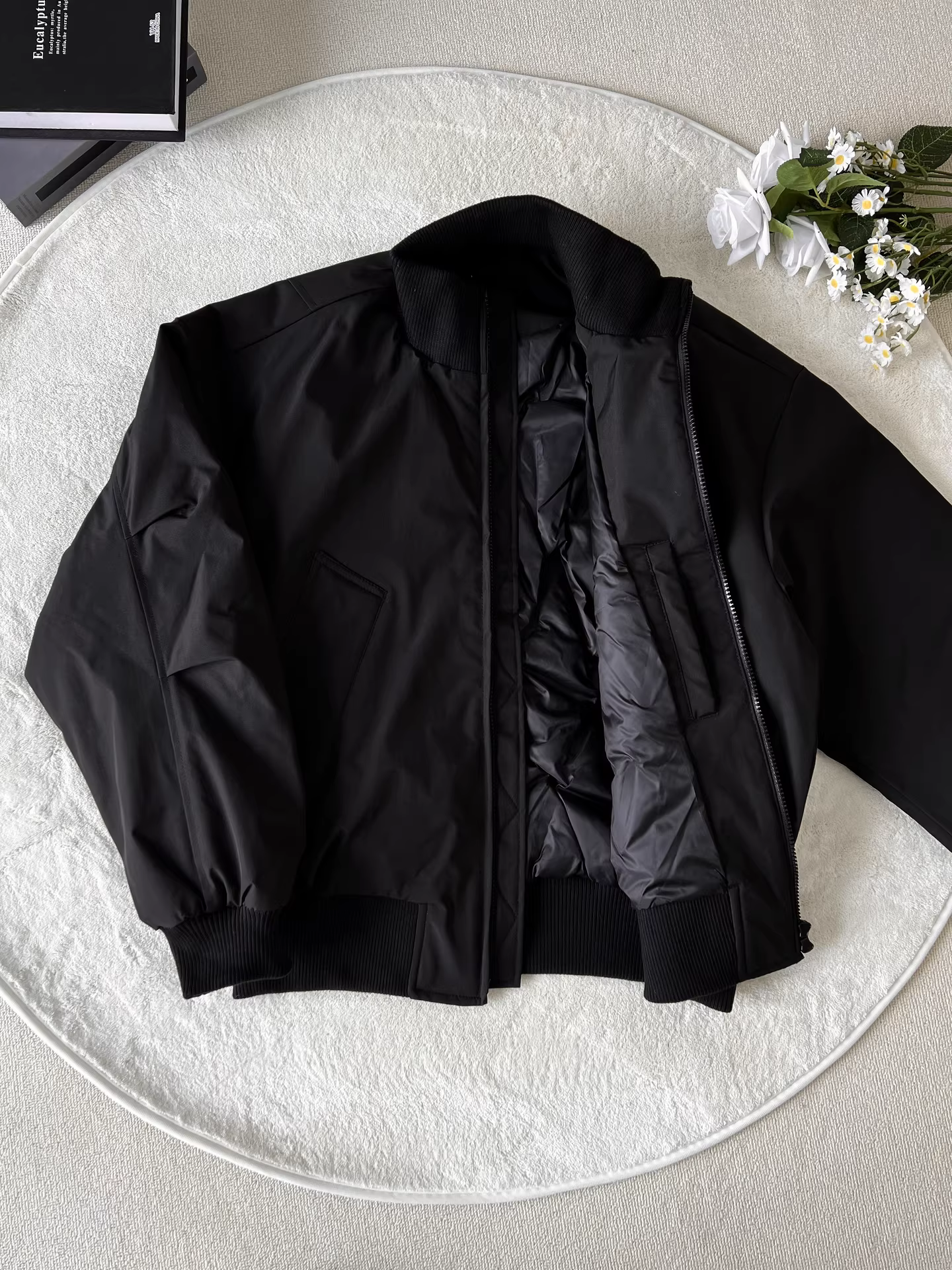 Wukong có sẵn áo khoác lông vũ dáng đứng cổ đứng kiểu Mỹ, 90% lông vịt trắng, dành cho nam, thương hiệu thời thượng, áo khoác mùa đông ấm áp đa năng dành cho cặp đôi.