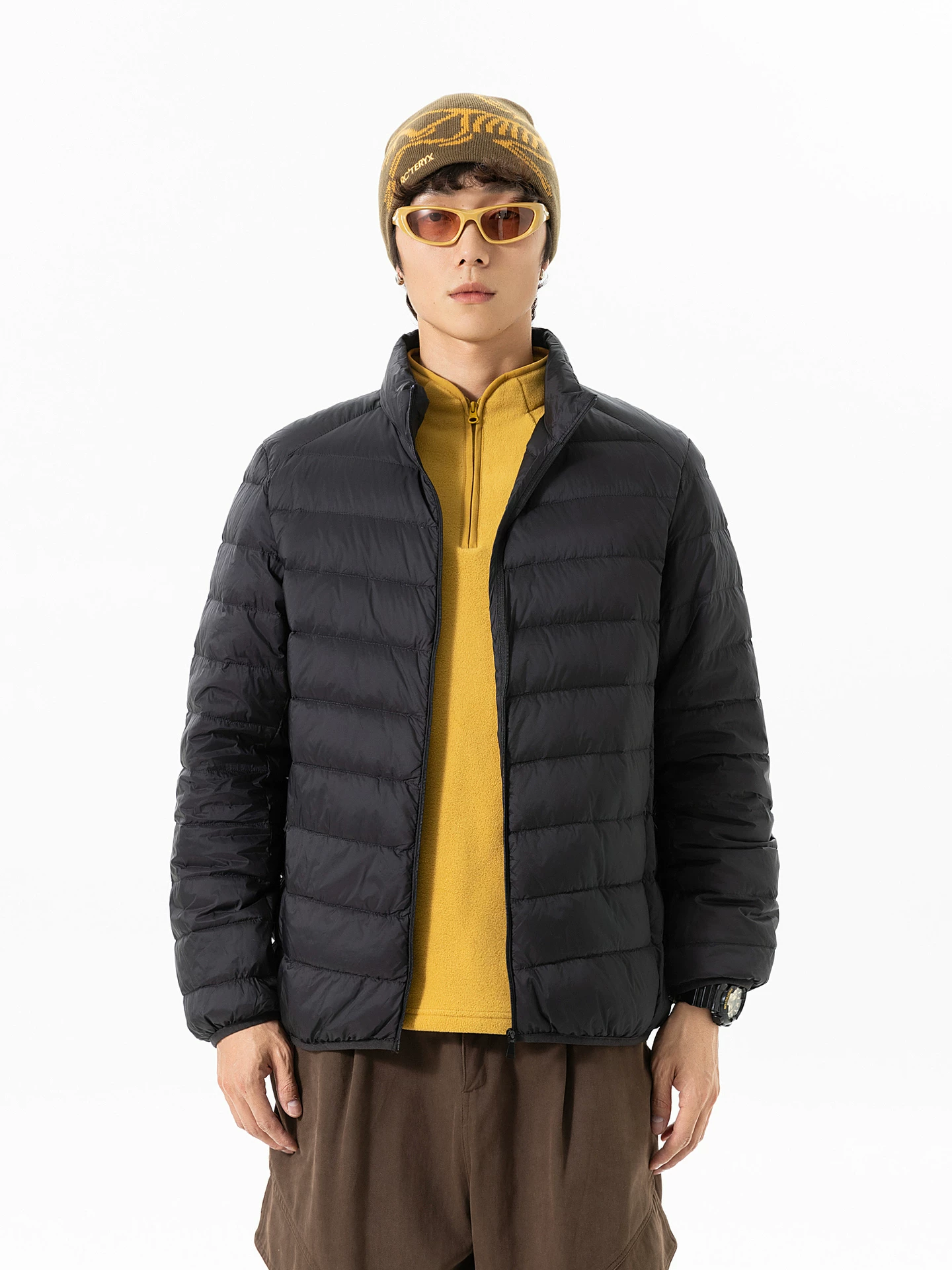 Wukong có sẵn áo khoác phao nhẹ, chất liệu gân, lông vũ trắng 90%, kiểu dáng thời thượng mùa đông dành cho nam, áo khoác giữ ấm chống lạnh phong cách retro dành cho cặp đôi.