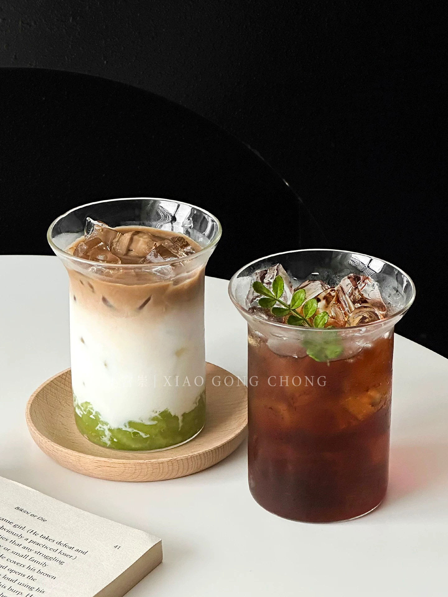 Ly cà phê cổ điển miệng rộng phong cách Ins, ly thủy tinh chịu nhiệt cao, ly cà phê đá Mỹ, ly ăn sáng, ly sữa.