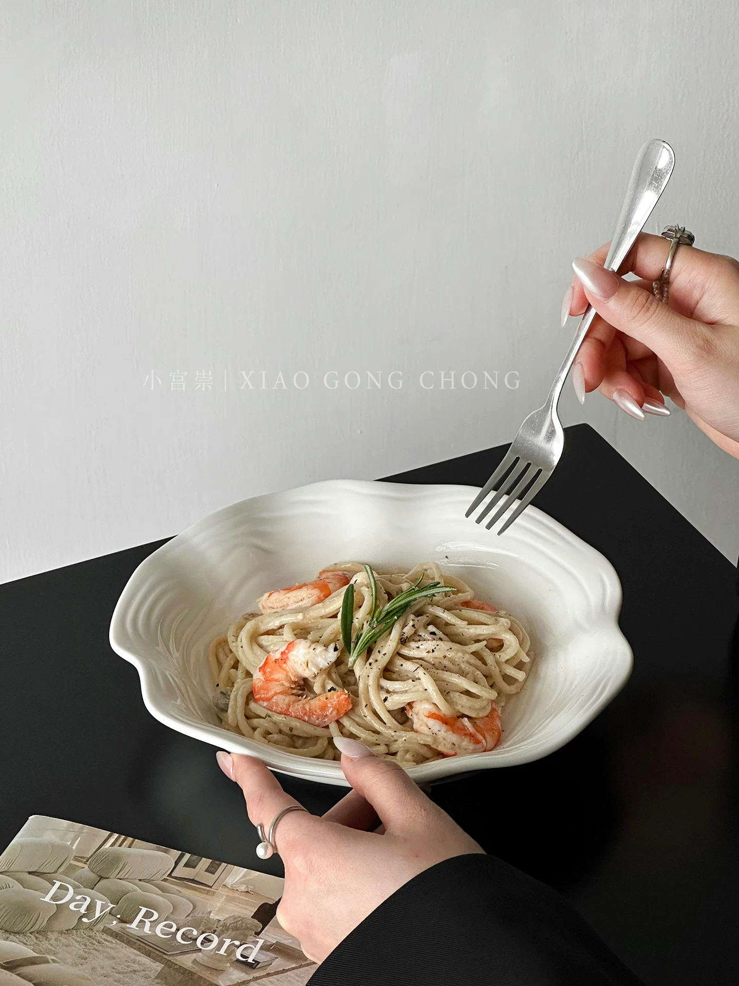 Đĩa sứ cao cấp kiểu dáng sáng tạo, đĩa mì, đĩa sâu lòng, đĩa ăn kiểu Tây, bát salad trái cây, bát sữa chua