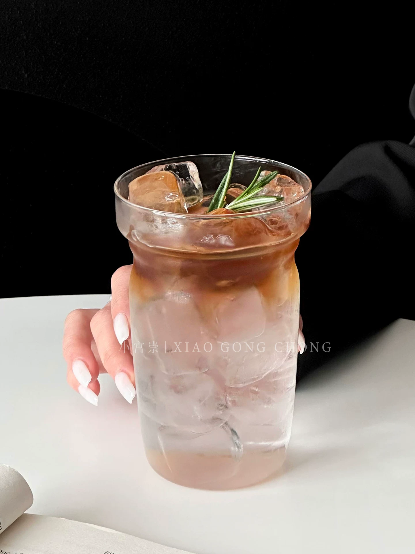 Cốc cà phê latte đá kiểu Mỹ, phong cách ins, chịu nhiệt độ cao, cốc uống nước gia đình, cốc uống nước lạnh, cốc nước trái cây, cốc sữa ăn sáng.