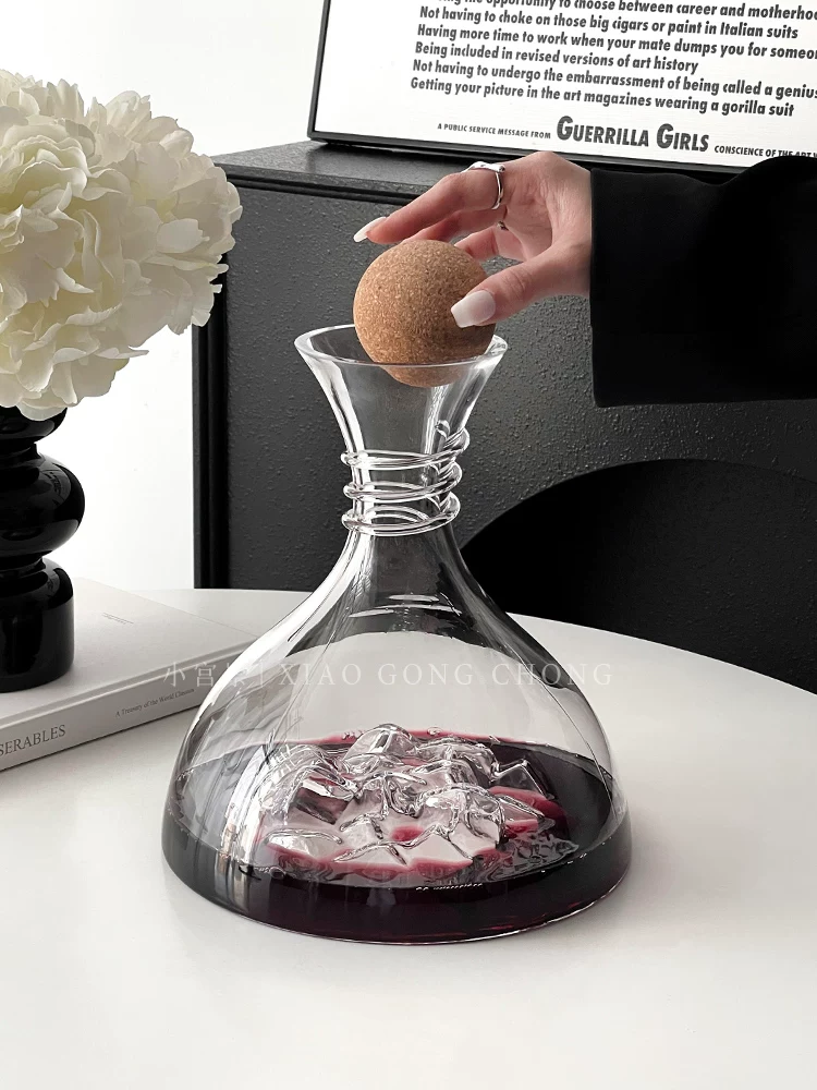 Bình rót rượu cao cấp, dụng cụ làm đá viên cao cấp dùng trong nhà, bộ rượu, ly rượu cao cấp