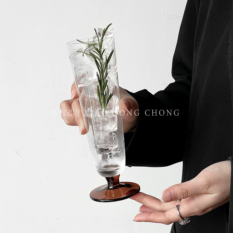 Ly rượu hổ phách độc đáo, ly rượu sâm banh kiểu dáng thời trang và độc đáo, ly rượu vang đỏ, ly sinh tố, ly nước ép, cốc thủy tinh