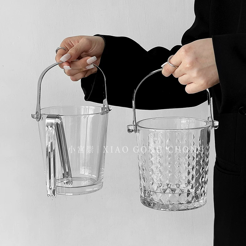 Kẹp đá miễn phí, xô đá di động, xô đựng trà trái cây, xô vui vẻ dã ngoại ngoài trời mùa hè, xô đựng bia lạnh
