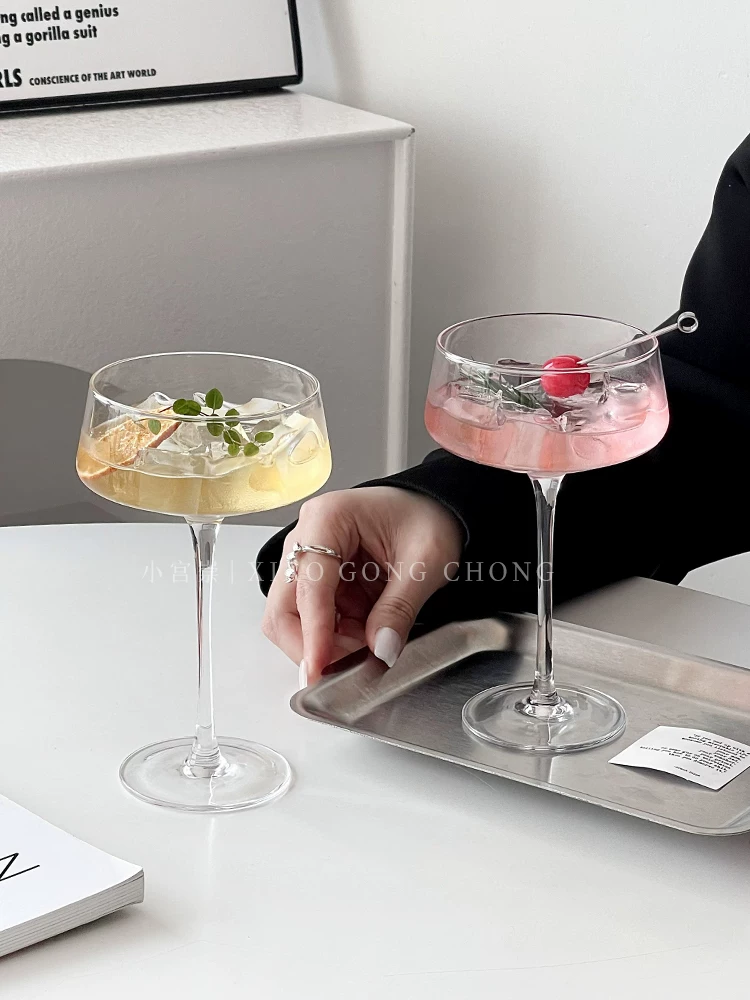 Ly thủy tinh cao kiểu Nhật Kimura, ly cocktail pha lê, ly martini kiểu ins, ly rượu trái cây, ly cocktail đặc biệt dành cho nữ