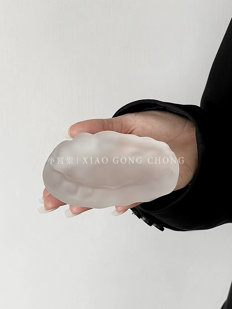 Đế lót ly phủ sương băng giá cổ điển, đĩa trà thủy tinh dày sáng tạo, miếng cách nhiệt, phụ kiện trà, đĩa nhỏ, khay.